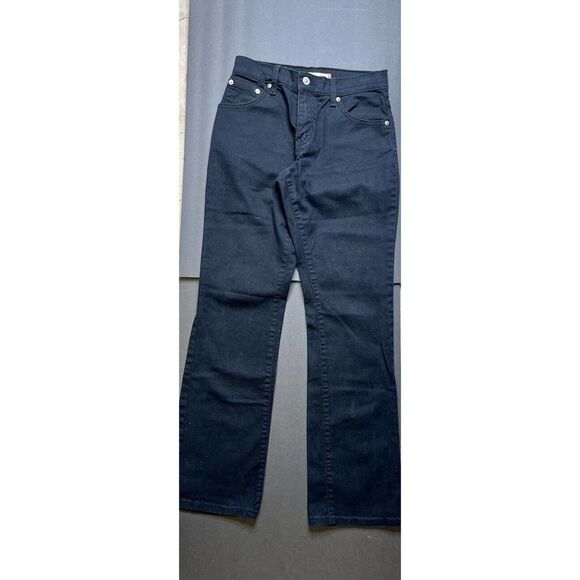 Levi's 550 Women's Black Relaxed Fit Bootcut Jeans Mid-Rise Stretch Size 4M - Picture 1 of 7